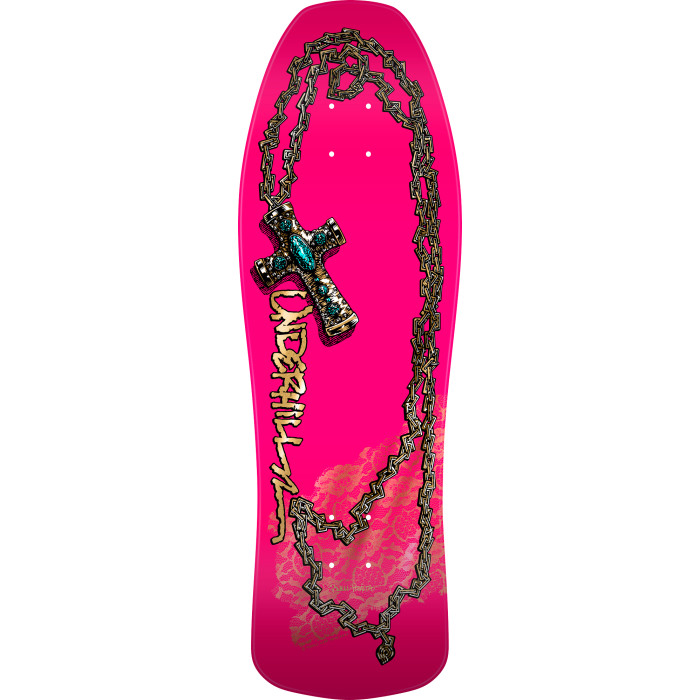 Powell Peralta Ray Underhill Cross Reissue Skateboard Deck Pink