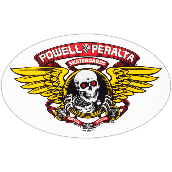 Powell Peralta Winged Ripper Sticker (Single) - Skate One