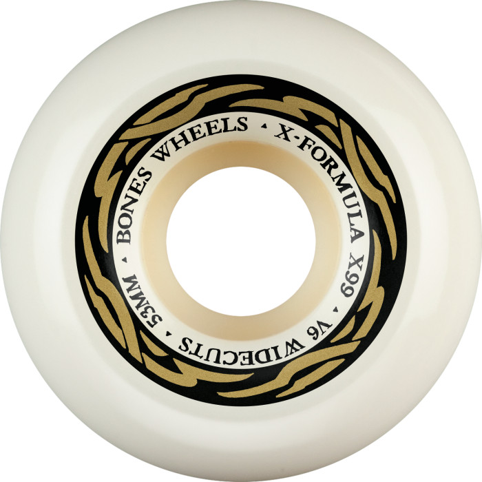 BONES WHEELS X-Formula Skateboard Wheels XF 53 V6 WIDECUTS X99 4PK