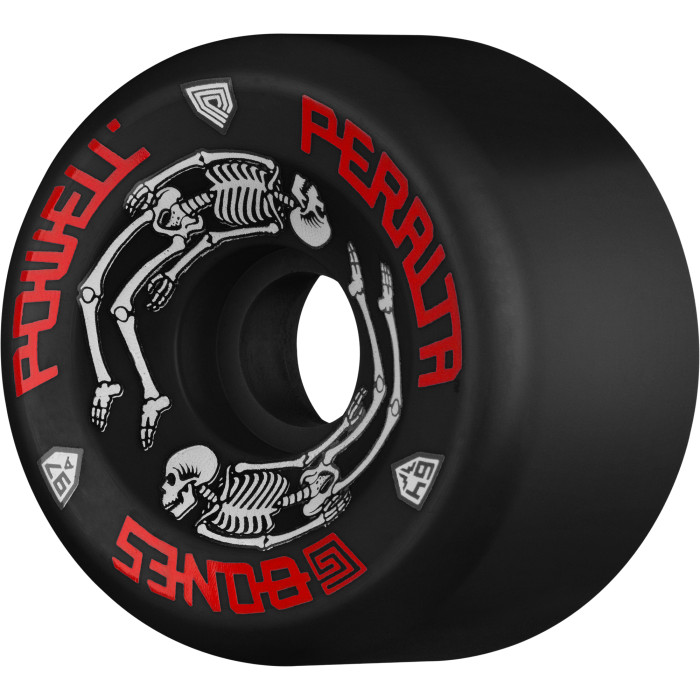 Powell Peralta G-Bones Skateboard Wheels 64mm 97a - Black (4 pack