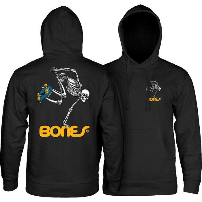 Powell Peralta Skateboarding Skeleton Midweight Hooded Sweatshirt