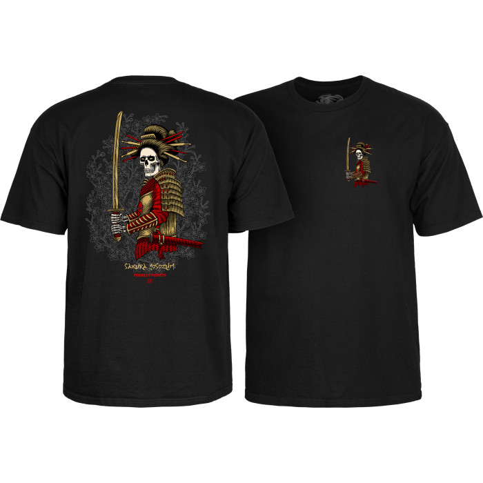 Powell Peralta Sakura Yosozumi Onna-Bugeisha T-Shirt Black - Skate One