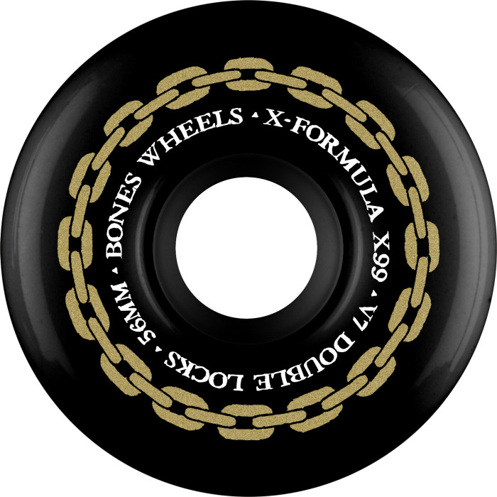 スケートボード Bones X-formula Double Locks 56mm BONES WHEELS X-Formula Skateboard Wheels XF 56 V7 DOUBLE LOCKS X99