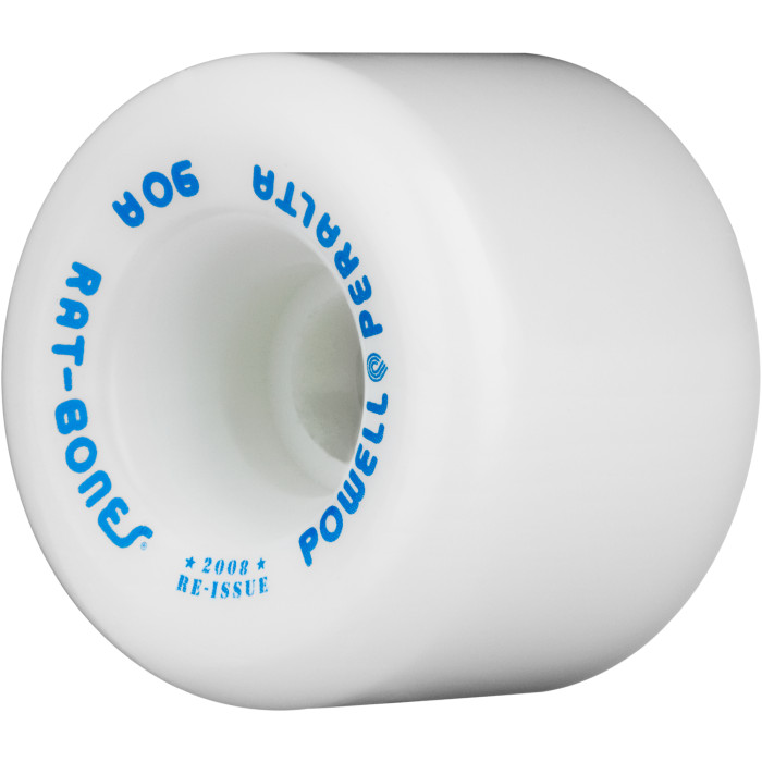 Powell Peralta Rat Bones Skateboard Wheels 60mm 90a - White (4