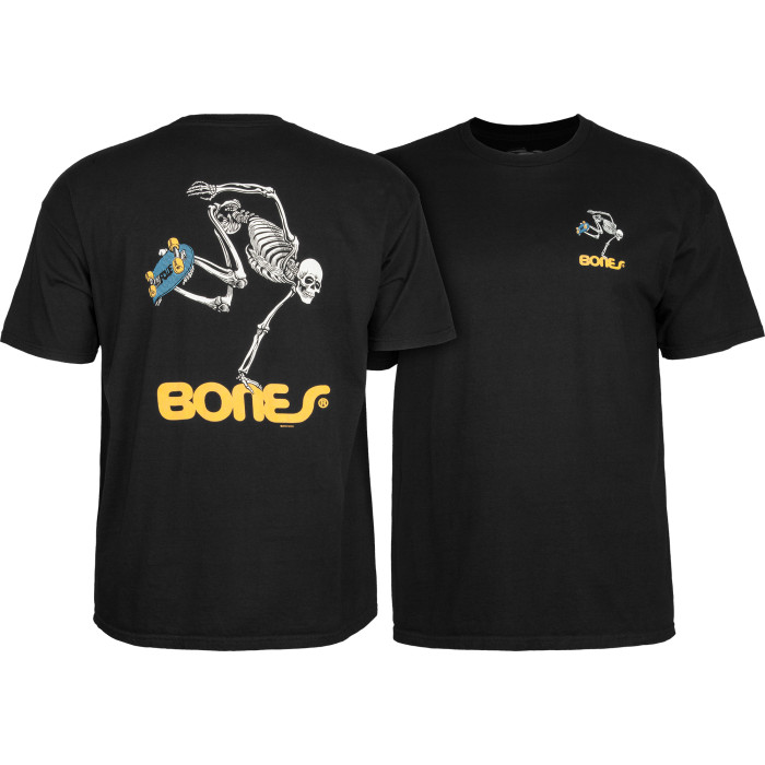 Powell Peralta Skateboarding Skeleton T-shirt - Black - Skate One