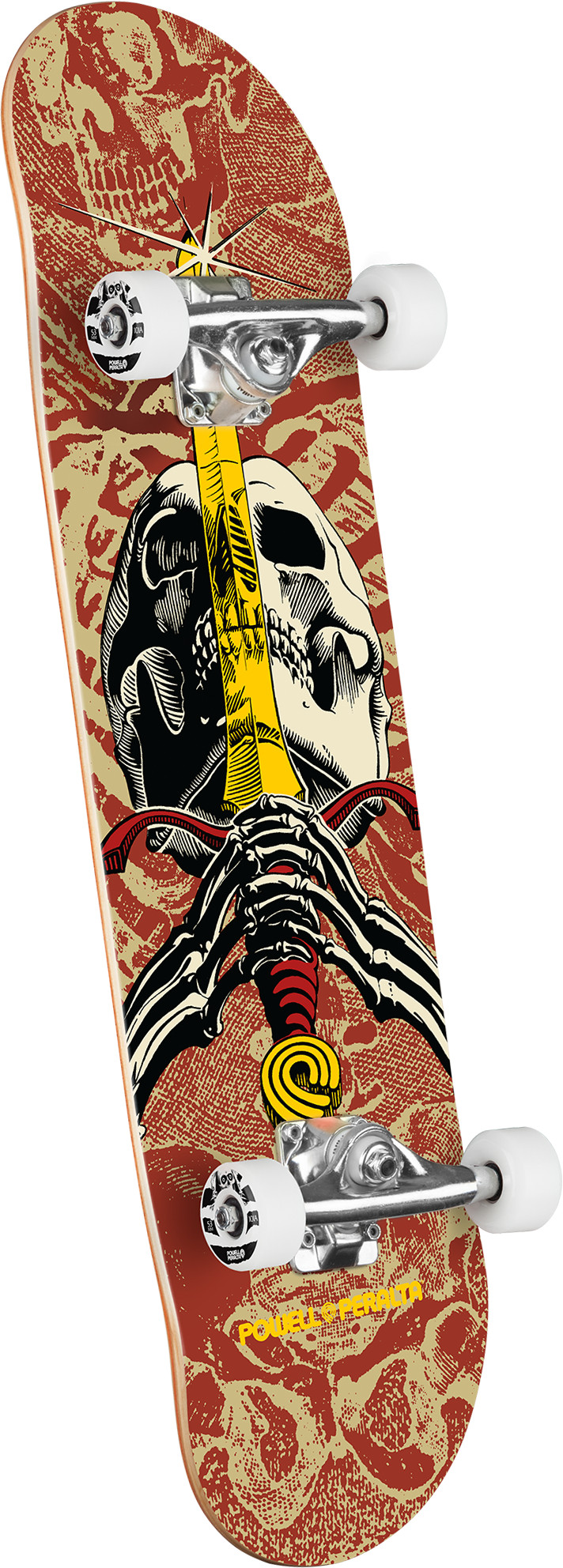 Powell Peralta Skull & Sword Birch Complete Skateboard Khaki