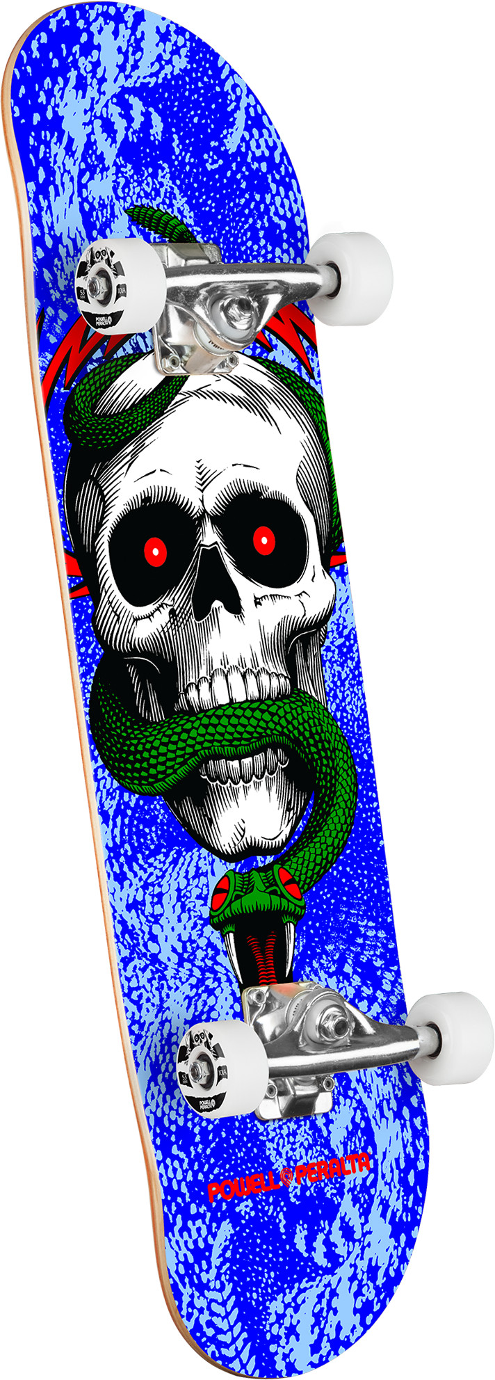 Powell Peralta Skull & Snake Birch Complete Skateboard Blue - 8.25