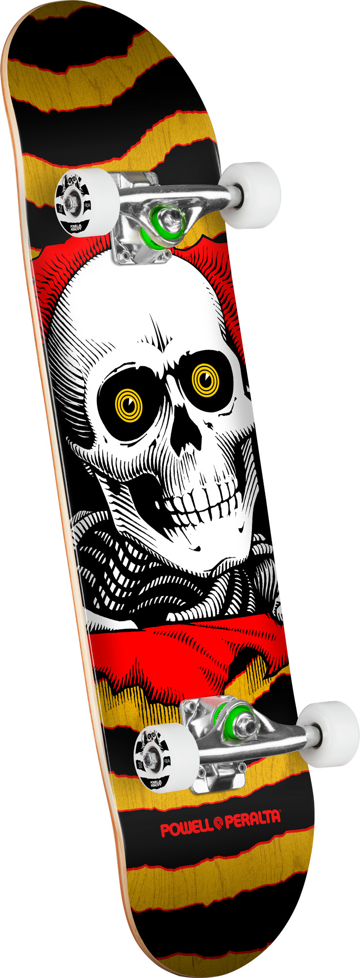 Powell Peralta Ripper Birch Complete Skateboard Yellow/Red - 7.75