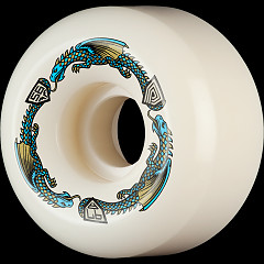 Powell Peralta Dragons 97A - V6 Symmetrical Shape - Medium Ride Patch - 56mm x 36mm 97A V6 Skateboard Wheels 4pk