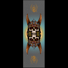 Powell Peralta Andy Anderson Skull Egg CLEAR Grip Tape Sheet - 10.5 x 33