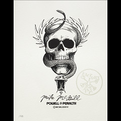 Powell Peralta McGill Skull & Snake Art Giclee Print 11 x 14