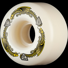 Powell Peralta Dragons 95A - V4 Symmetrical Shape - Medium Ride Patch - 54mm x 34mm 95A V4 Skateboard Wheels 4pk