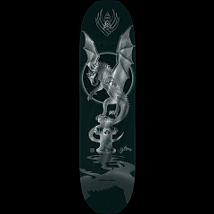 Powell Peralta Pro Andy Anderson Hydrant '2' FLIGHT® Skateboard Deck Silver Foil - Shape 323 - 8.4 x 32