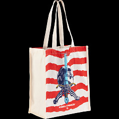 Powell Peralta Skull & Sword Canvas Shopping Bag 12 x 14 x 7