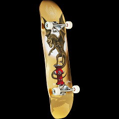 Powell Peralta Pro Andy Anderson Hydrant FLIGHT®  Complete Gold Foil - Shape 311 - 8.4 x 32