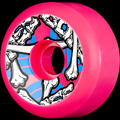Powell Peralta Cross Bones Skateboard Wheels 64mm 97a - Pink (4 pack)